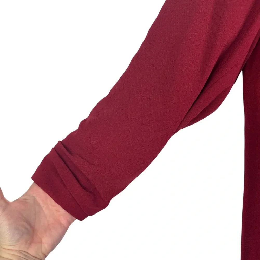 Torrid Studio Crepe Longline Blazer Single Button Breasted Long Jester Red 1X - Picture 7 of 15